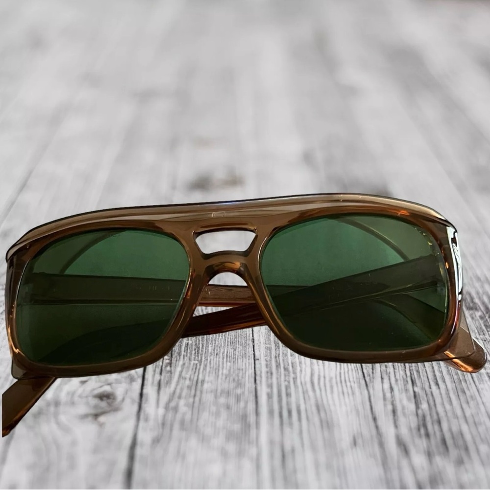 Set Of 3 Bouton Safety Spectacles Glasses 2x Green Lens and 1x Clear Lens - Picture 3 of 9